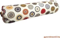  Jógapárna henger-többféle szövettel alma (1012) (jogpaheto01)