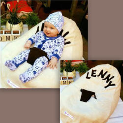  Baba babzsák wellsoft - biztonsági övvel napsárga (bbzsnszw01)