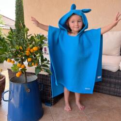  Gyerek fürdőponcsó-türkizkék (gyfptk01)