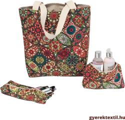  Utolsó darab-Női táska - piros zöld mandala (nmtpzm01)