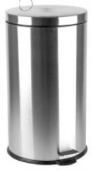  Szemetes fém pedálos kivehető műanyag vödörrel 30l (HSZK30LRMF)