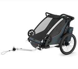 Thule Carucior multisport double Thule Chariot Cross 2, Dark Slate (TA10201035) - ecalator