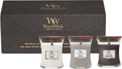 WoodWick Fireside & White Teak & Sand Driftwood 3 pcs