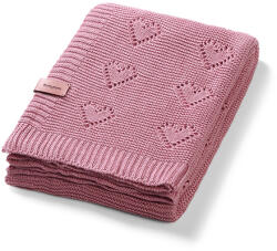 BABYONO Kötött Bambusz Takaró Rózsaszín 75x100 Cm
