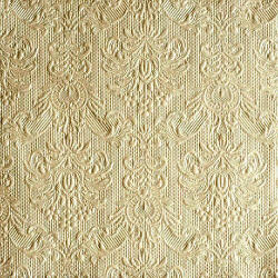 Ambiente Elegance Pearl Cream Dombornyomott Papírszalvéta 40X40cm, 15db-os
