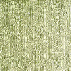 Ambiente Elegance green Pearl Dombornyomott Papírszalvéta 40X40cm, 15db-os