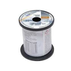 SMA SW 0, 8/100 forrasztóón, 0, 8mm, 100g, európai gyártótól származó kiváló minőségű forrasztóón, összetétel: SN/PB: 60/40%, gyanta: 2, 0% (SW 0,8/100)