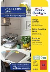 AVERY 3448-10 70x37mm 240db-os piros univerzális etikett (3448-10) - procompkft