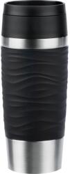 emsa Waves Termosz Bögre - 360 ml, Fekete