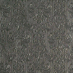 Ambiente Elegance Black Dombornyomott Papírszalvéta 33X33cm, 15db-os