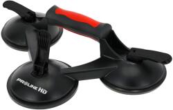 PROLINE Üveg Tapadókorong Tartó, Alu. , 3x123mm, max. 180kg, Proline hd