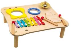 Legler fa Hangszer asztal, színes metalofon