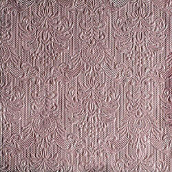 Ambiente Elegance Pearl Pink Dombornyomott Papírszalvéta 40X40cm, 15db-os