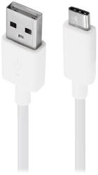 Huawei AP51 fehér gyári USB 2.0 USB - Type-C gyorstöltő adatkábel HL1121 1m 3A