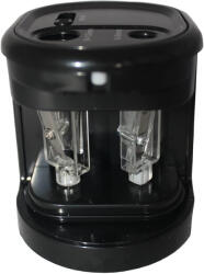 EAGLE Hegyező asztali 2 lyukú elektromos elemes EG5161 Eagle fekete (EG5161)