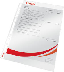 Esselte Genotherm lefűzhető A4, 75 micron víztiszta Esselte Luxus 100 db/csom (56113)