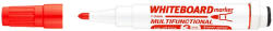 ICO Táblamarker 3mm, mágneses, táblatörlővel multifunkciós Ico MARKERASER piros (9580084003) - polusirodaszer