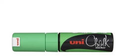uni Krétamarker folyékony 8mm, Uni-Posca PWE-8K fluor zöld (2UPWE8KFLZ) - polusirodaszer