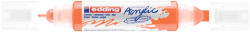 edding Akril marker 2-3mm, és 5-10mm, 3D Kétvégű Edding 5400 neon narancssárga (7580247001) - polusirodaszer