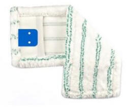 Üçtem-Plas Mophuzat zsebes-füles 2 lyukú 50 cm mikroszálas fehér zöld csíkokkal_MY043WP (MY043WP) - polusirodaszer