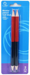 BLUERING Postairón vastag Bluering® 2 db/blisz piros-kék (JJ10121T) - polusirodaszer