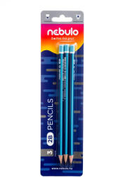 Nebulo Grafitceruza 2B, 3 db-os, Nebulo (GC-3-2B-TR)