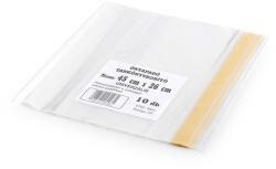  Tankönyvborító, füzetborító öntapadó 45x26cm, 10 db/csomag, víztiszta