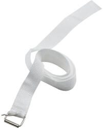  Heveder 1, 2m hosszú 2, 5cm, széles polipropilén szalag fém kapoccsal - polusirodaszer