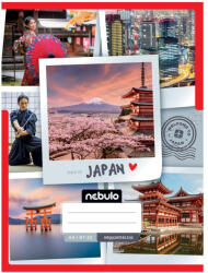 Nebulo Füzet, A4, kockás, 87-32, ország-város minták, 12 db/csomag Nebulo (NR-OVM-A4)