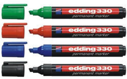 edding Alkoholos marker 1-5mm, vágott Edding 330 fekete (7580018000)