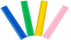 Nebulo Vonalzó 16cm, -es, vegyes színek Nebulo (V-1-16)