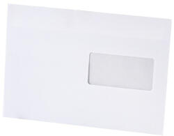 Bluering Boríték LC/5 öntapadó bélésnyomott jobb ablakos 45x90 162×229mm J20A60 Bluering® fehér (BORLC5TJA4590DB) - polusirodaszer