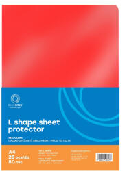 BLUERING Genotherm 'L' A4, 80 micron piros 25 db/csomag, Bluering®, (32277)