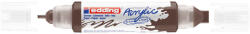 edding Akril marker 2-3mm, és 5-10mm, 3D kétvégű Edding 5400 barna (7580247010) - polusirodaszer