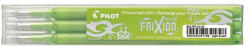 Pilot Rollertoll betét, golyóméret 0, 7mm, 3 db/csom Pilot Frixion Ball, írásszín világoszöld (BLS-FR-7-LG-S3)