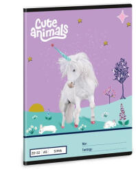 Ars Una Füzet iskolai A5, 32lap, sima 20-32 UNICORN 10db/csomag (53614483) - polusirodaszer