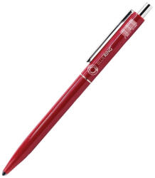 BLUERING Golyóstoll 0, 8mm, nyomógombos műanyag piros test, Bluering® Z3, írásszín piros (BR897633TAR) - polusirodaszer