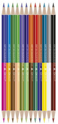 Connect Színes ceruza készlet, kétvégű duocolor 12/24 szín Connect 24 klf. szín (C-107020)