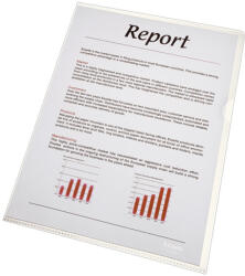 Esselte Genotherm 'L' A4, 75 micron víztiszta 54810 100 db/csomag, Esselte (54810)