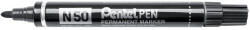Pentel Alkoholos marker fém testű 4, 3mm kerek hegyű N50-AE Pentel Extreme fekete (N50-AE)