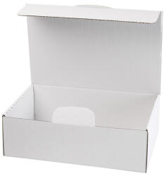 BLUERING Irattári doboz A4, 375x250x115mm, mindkét oldalán fehér Bluering® (10063507) - polusirodaszer