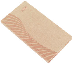 Realsystem Zsebnaptár álló Amigo, fehér lapokkal drapp Realsystem 2026 (5811-56) - polusirodaszer