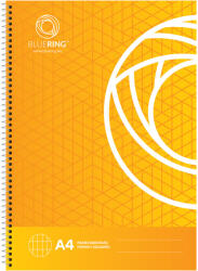 BLUERING Spirálfüzet A4, 70lap Bluering® franciakockás (BLUER70FR) - polusirodaszer