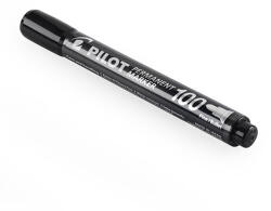Pilot Alkoholos marker M 1mm, kerek hegyű, Pilot 100 fekete (SCA-100-B)