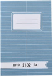 LYNX Füzet iskolai A5, 32lap, szótár 31-32 LYNX - polusirodaszer