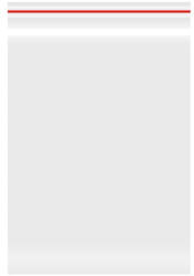 Bluering Simítózáras tasak 6x8cm, 100 db/csomag, Bluering® (SIMZ6080) - polusirodaszer