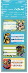 Nebulo Füzetcímke 12db-os, Gamer, vegyes minták, Nebulo (FC-GAMER-12)