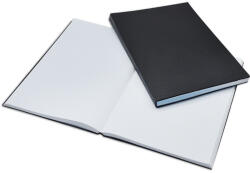 Bluering Beírókönyv A4, 200lap fekete PVC borító, Bluering® kockás (MBEA4200KOCK) - polusirodaszer