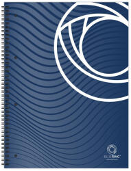 BLUERING Spirálfüzet A4, 80lap, perforált lyukasztott Bluering® vonalas (BR897732) - polusirodaszer