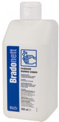 Bradochem Folyékony szappan fertőtlenítő hatással kupakkal 500 ml Bradonett (11591)